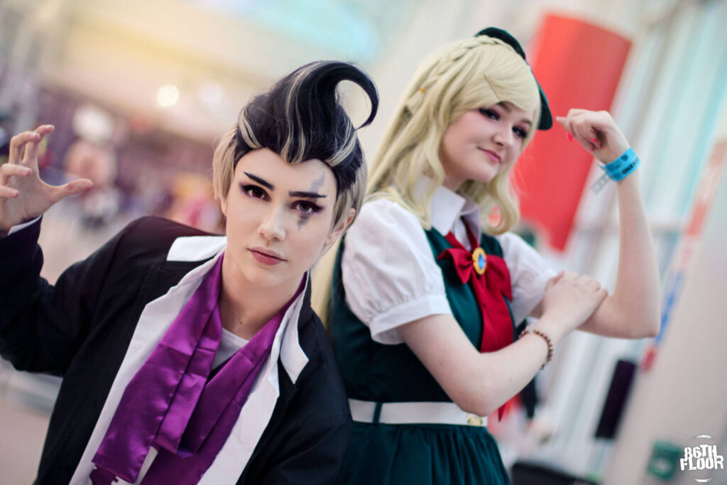 DanganRonpa  cosplayer from the 86th Floor MCM Birmingham Cosplay Video