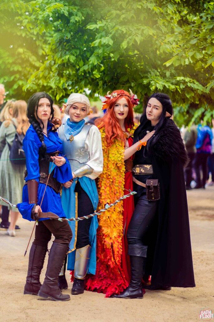 Vex, Pike, Keyleth + Vax - Vox Machina - Cosplayers - MCM 2022 - 86th Floor Cosplay and Cons