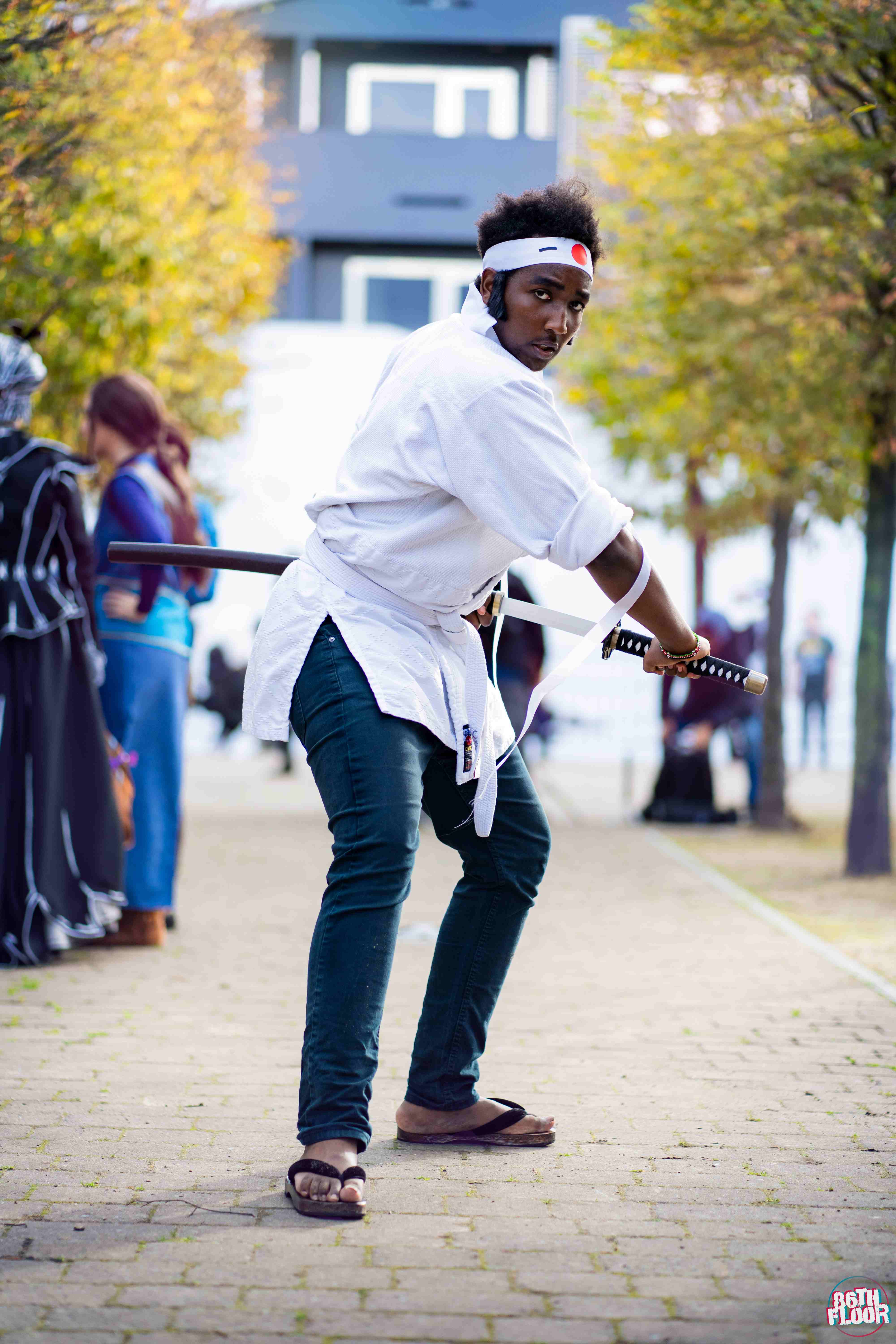 Afro Samurai Cosplayer at London Comic Con 2022 