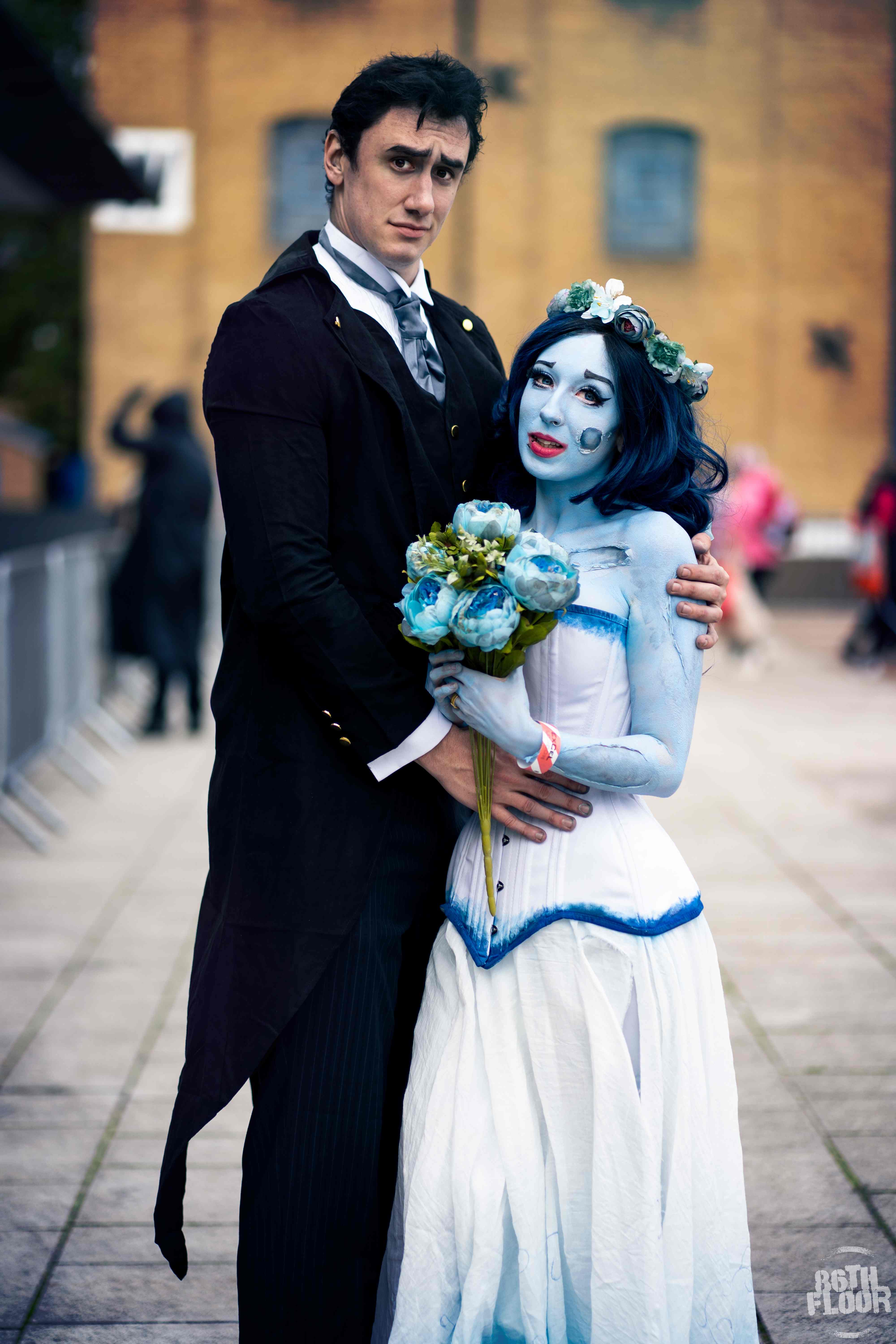 Corpse Bride cosplayers from MCM London ComicCon October 2021