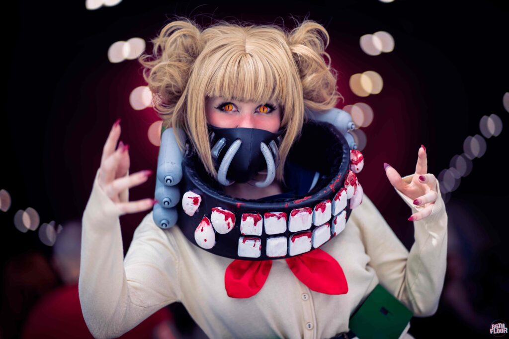 Toga cosplayer from My Hero Academia from MCM London ComicCon May 2022