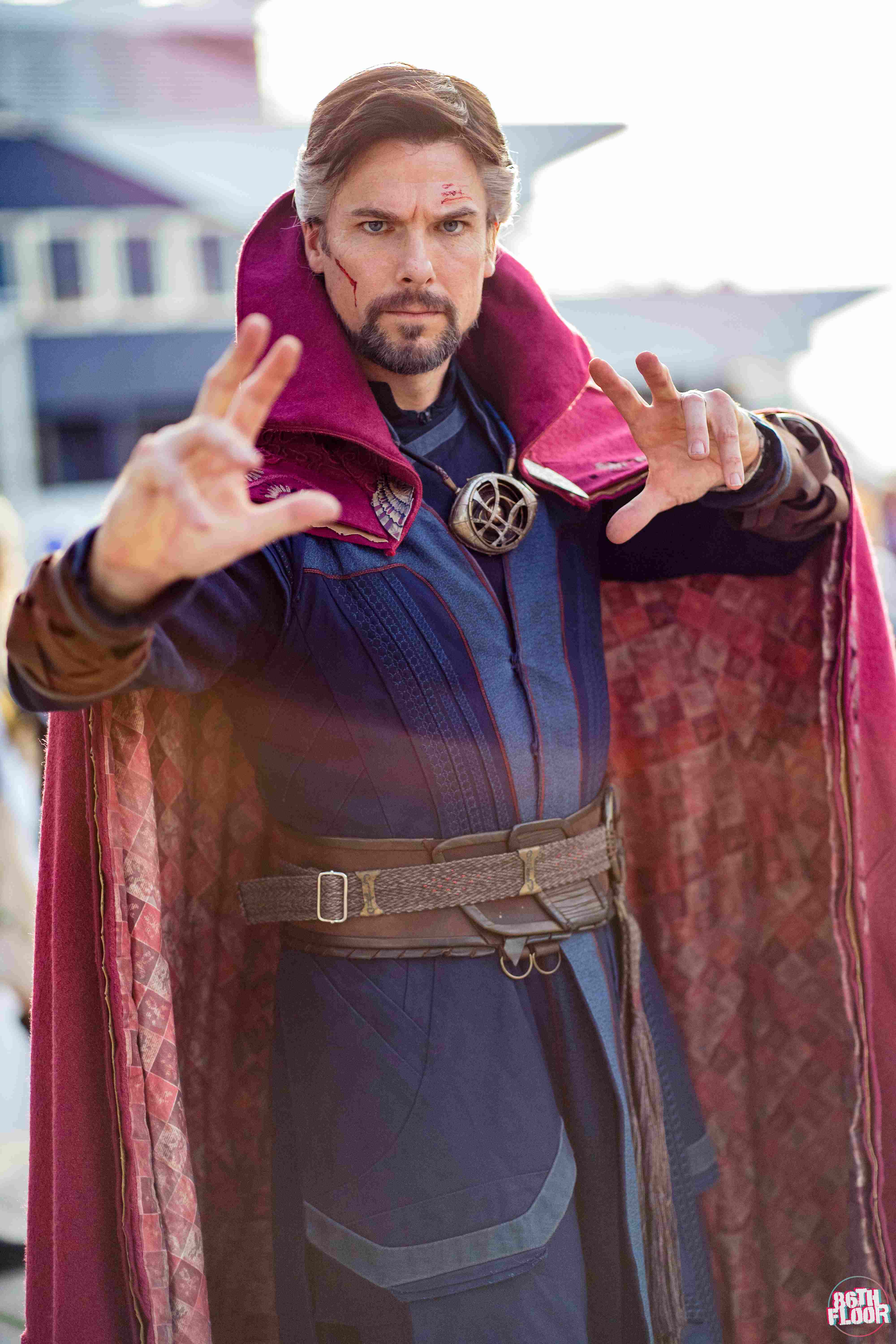 Dr Strange cosplayer at MCM London Comic Con 2022