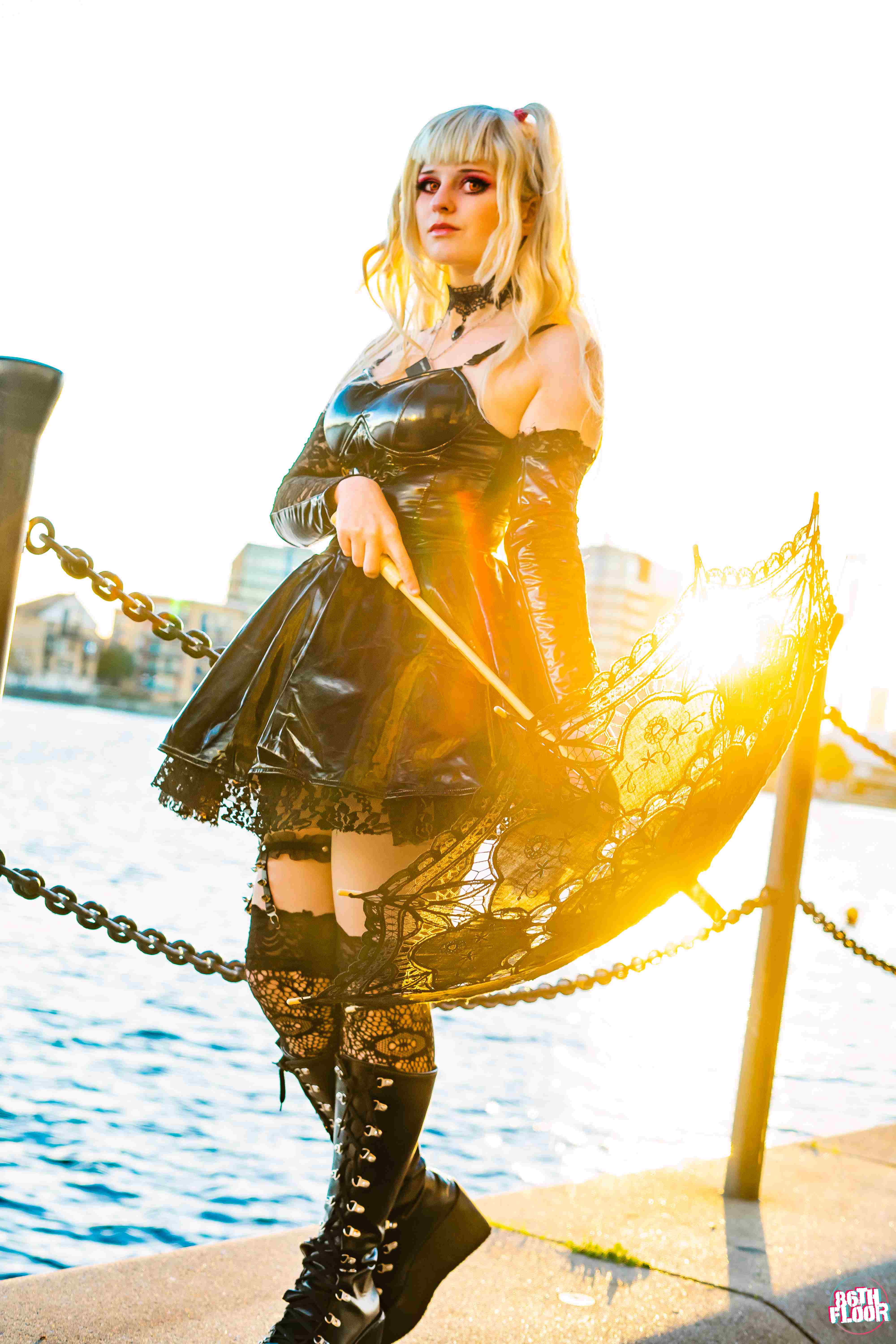 Misa Amane anime cosplayer from MCM London