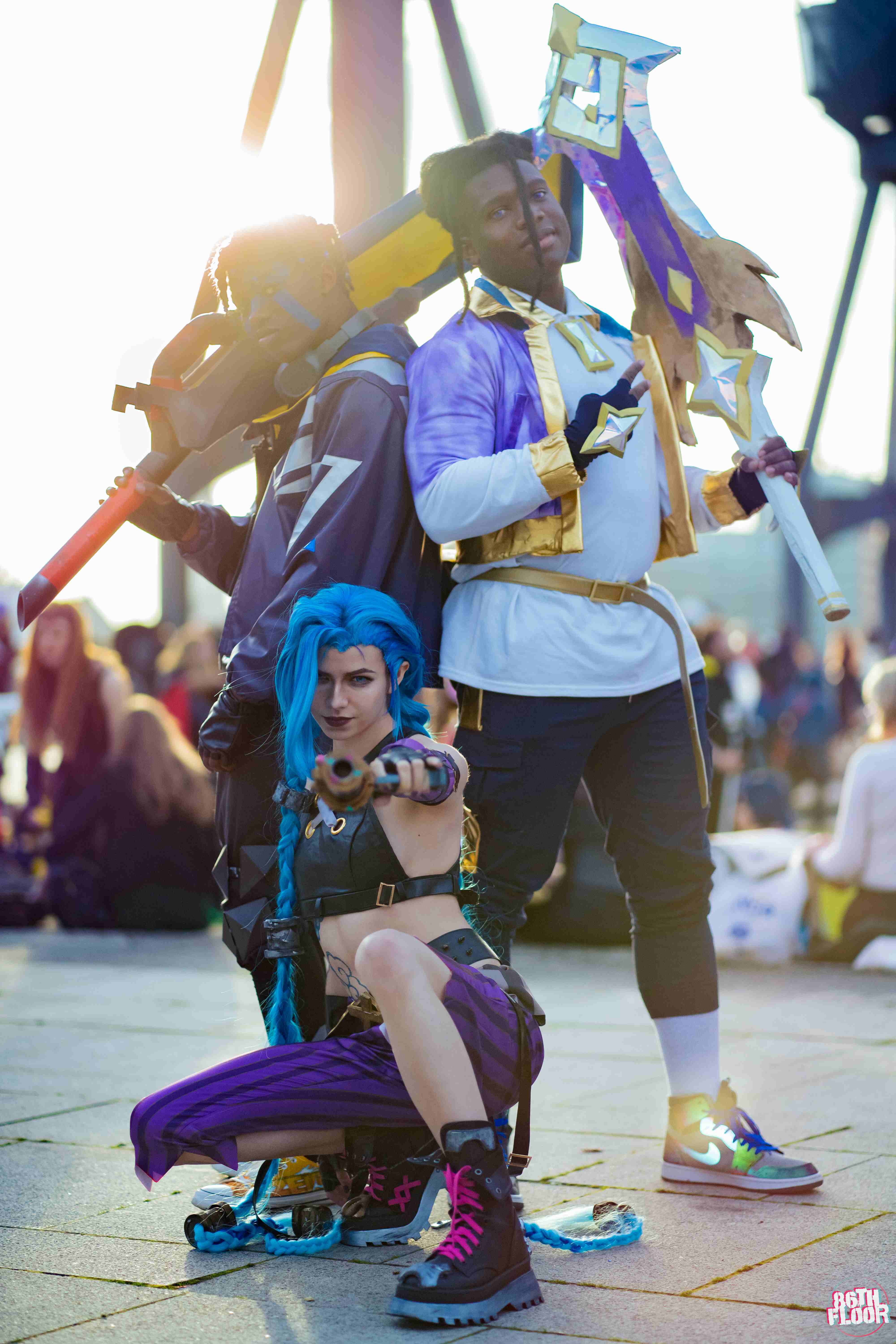 Arcane League of Legends cosplayers from MCM London Comic Con 2022 October