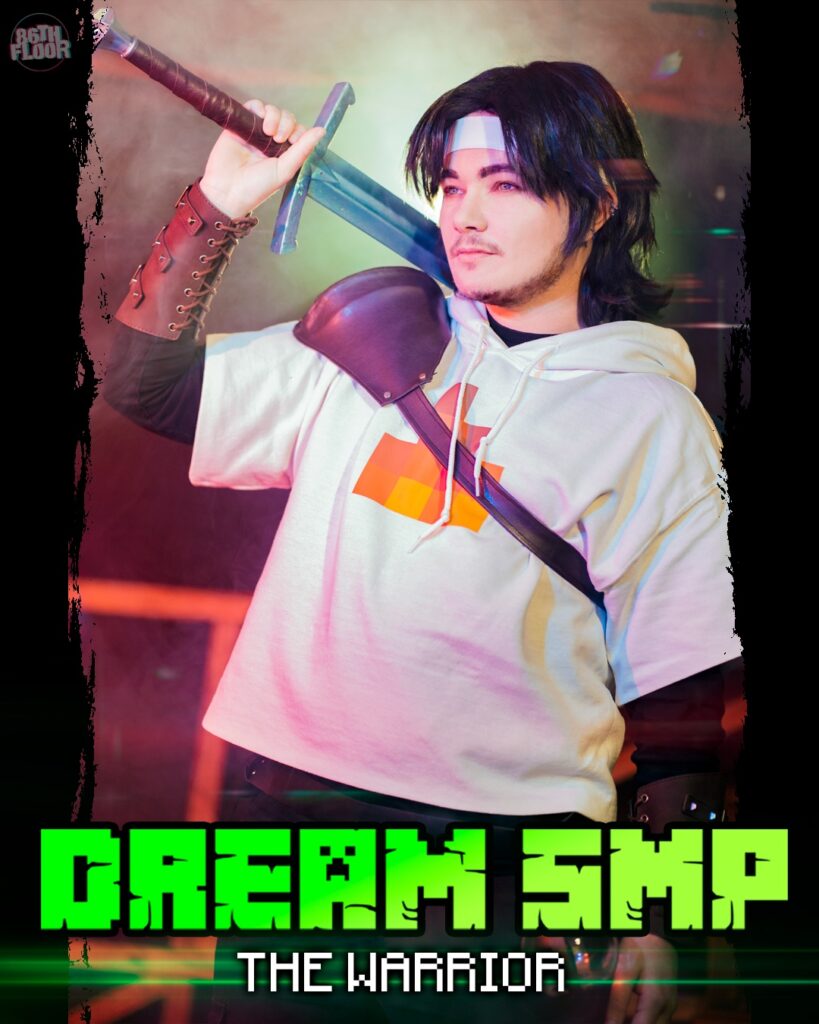Sapnap cosplay Dream SMP