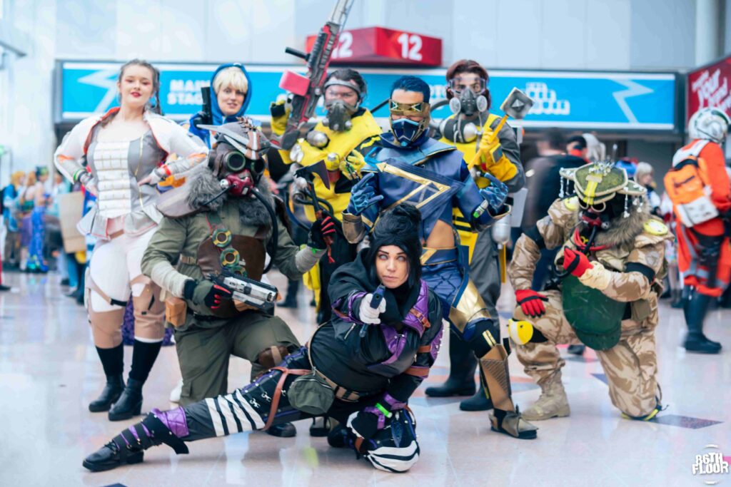 Apex Legends Group Apex Legends MCM Birmingham November 2021 86th Floor Cosplay and Cons