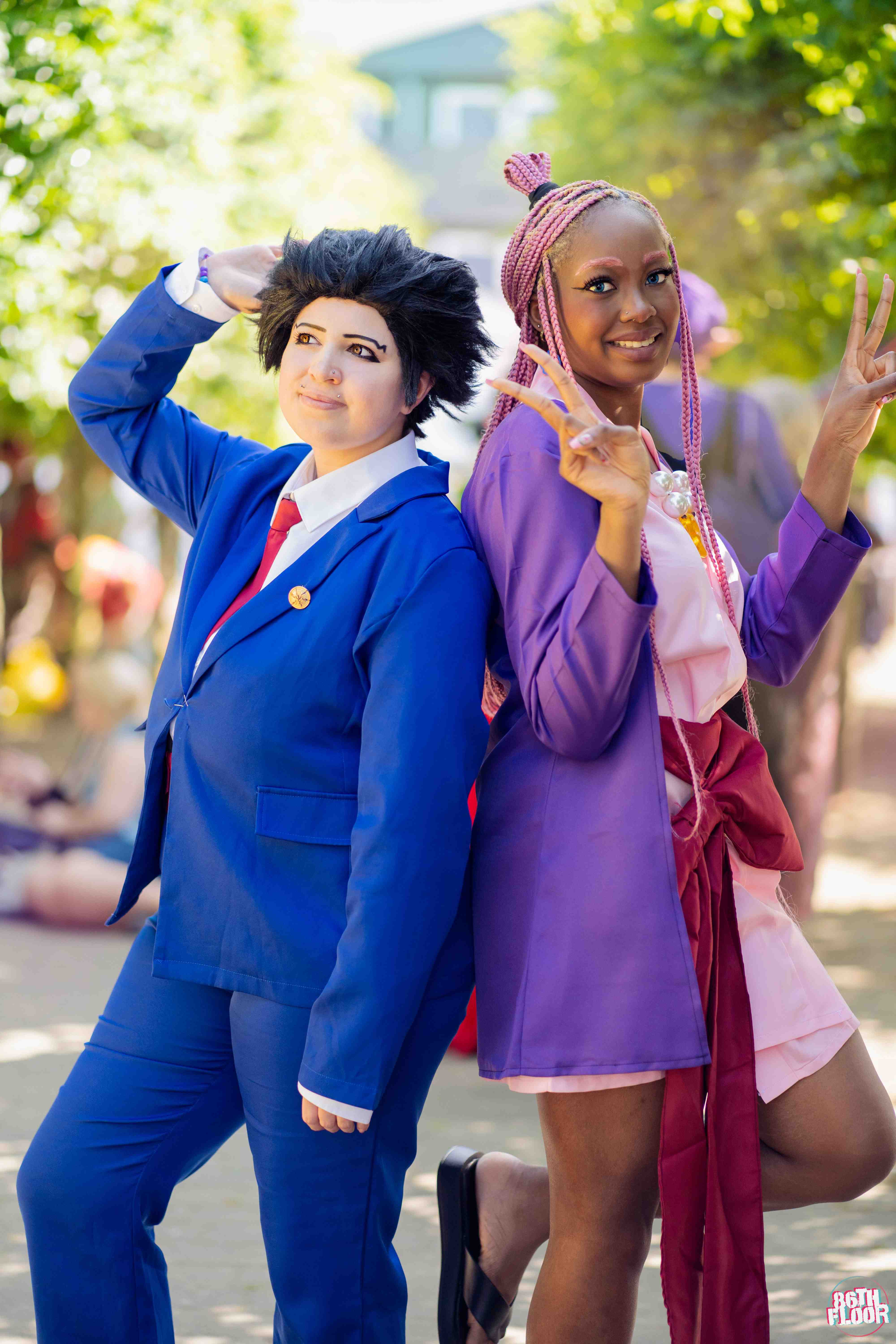 Phoenix Wright and Maya Fey - Ace Attorney - London MCM Comic Con 2023 - 86th Floor Cosplay and Cons