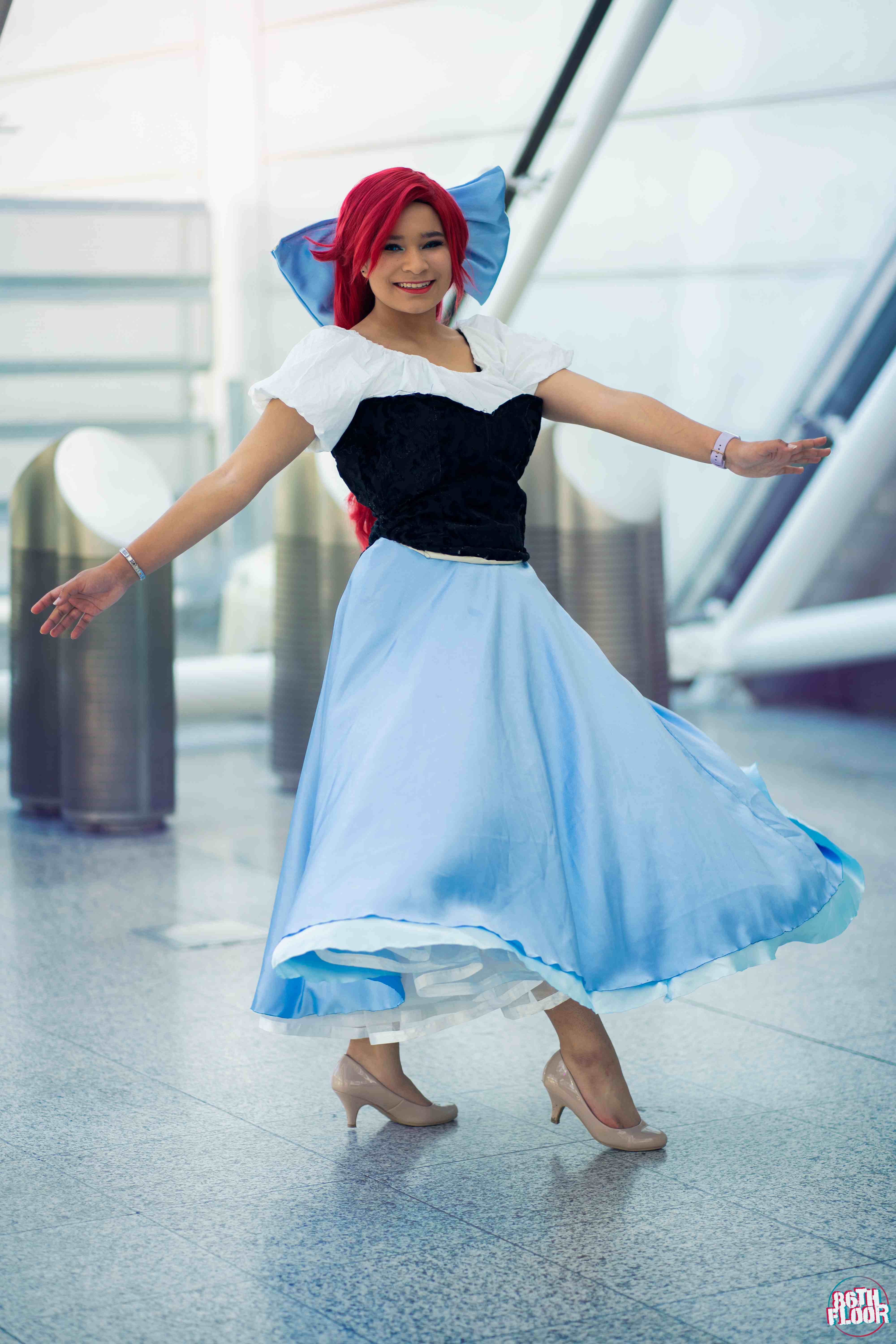 Ariel The Little Mermaid London MCM Comic Con May 2023 86th Floor Cosplay and Cons