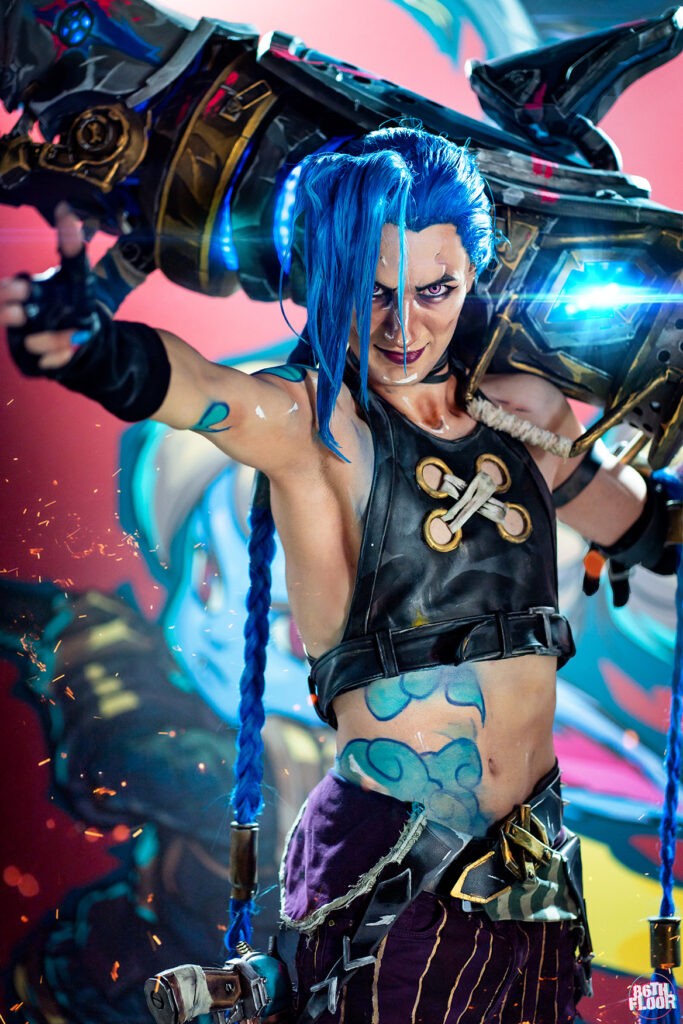 Jinx League of Legends LEC Finals 2023 86th Floor Cosplay and Cons