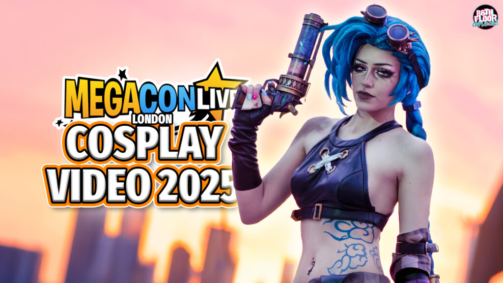 Jinx cosplayer at Megacon 2025